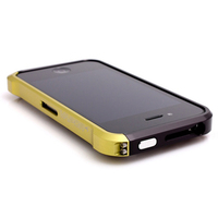 Бампер алюминиевый ELEMENT CASE Vapor 4 для iPhone 4s/4 черный/золотой