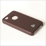 Накладка Jisoncase для iPhone 4s/4 коричневая