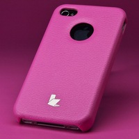 Накладка Jisoncase для iPhone 4s/4 ярко-розовая 