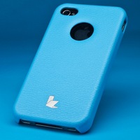 Накладка Jisoncase для iPhone 4s/4 голубая