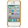Накладка Jisoncase для iPhone 4s/4 оранжевая