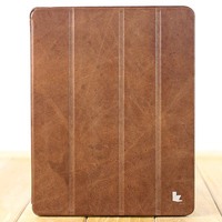 Чехол Jisoncase PREMIUM для iPad 4/3/2 коричневый