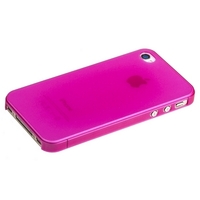 Накладка супертонкая для iPhone 4s/4 розовая(pink)