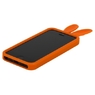 Чехол силиконовый Rabito для iPhone 5 оранжевый (orange)