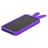 Чехол силиконовый Rabito для iPhone 5 фиолетовый (purple)