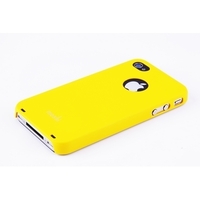 Накладка пластиковая Moshi для iPhone 4s/4 желтая