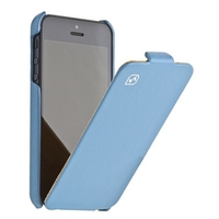 Чехол HOCO Duke Leather Case для iPhone 5 Blue (Голубой)