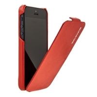 Чехол Borofone для iPhone 5s iPhone 5 - Borofone Lieutenant flip Leather Case Red