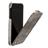 Чехол Borofone для iPhone 5s iPhone 5 - Borofone Lizard flip Leather Case Gray