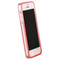 Бампер GRIFFINI для iPhone 5s iPhone 5 розовый с прозрачной полосой