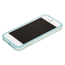 Бампер GRIFFIN для iPhone 5 с прозрачной полосой голубой (blue)