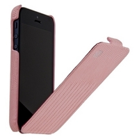 Чехол HOCO для iPhone 5s iPhone 5 - HOCO Lizard pattern Leather Case Pink