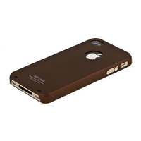 Накладка SGP для iPhone 4s/4 матовая с отверстием коричневая