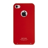 Накладка SGP для iPhone 4s/4 матовая с отверстием красная