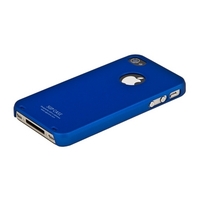 Накладка SGP для iPhone 4s/4 матовая с отверстием синяя