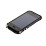 Бампер алюминиевый DRACO для iPhone 4 цвет черный+зеленый
