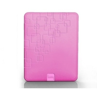 Чехол LUARDI для iPad розовый с узором полиуретановый