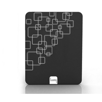 Чехол LUARDI для iPad черный с узором силиконовый
