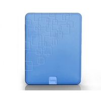Чехол LUARDI для iPad голубой с узором полиуретановый