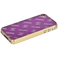 Накладка CHIANEL для iPhone 4 фиолетовая MiTian