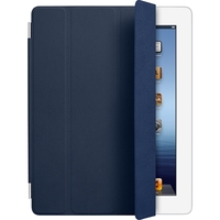 Чехол Apple iPad Smart Cover для iPad 4/ 3/ 2 кожаный темно-синий (Navy)