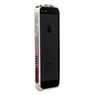 Бампер металлический Newsh для iPhone 5 со стразами красными