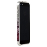 Бампер металлический Newsh для iPhone 5 со стразами бордовыми