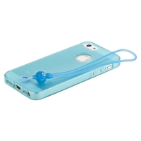 Чехол HOCO Classic TPU crystal case для iPhone 5 Light blue (Голубой)