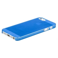 Накладка супертонкая для iPhone 5 голубая (blue)