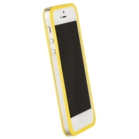 Бампер GRIFFIN для iPhone 5 с прозрачной полосой желтый (yellow)