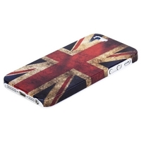 Накладка пластиковая для iPhone 5s iPhone 5 флаг Великобритании под старину