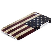 Накладка пластиковая для iPhone 5s iPhone 5 флаг США под старину