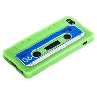 Чехол силиконовый для iPhone 5s iPhone 5 кассета зеленый