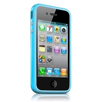 Бампер для Apple iPhone 4/4s Blue (голубой) ОРИГИНАЛ