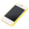 Накладка пластиковая XINBO  для iPhone 4s/4 желтая
