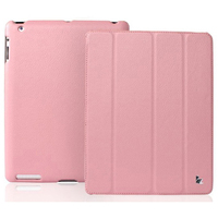 Чехол Jisoncase для iPad 2 розовый с логотипом