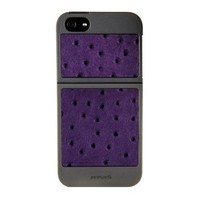 Чехол Colorant для iPhone 5s 5 - Classique Slider Case Purple Ostrich 7425