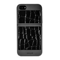 Чехол Colorant для iPhone 5s 5 - Classique Slider Case Black Crocodile 7427
