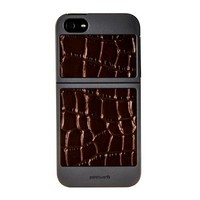 Чехол Colorant для iPhone 5s 5 - Classique Slider Case Brown Crocodile 7426