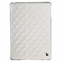 Чехол Jisoncase для iPad 5 Air со стеганым узором белый JS-ID5-02H00