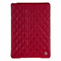Чехол Jisoncase для iPad 5 Air со стеганым узором красный JS-ID5-02H30
