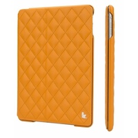 Чехол Jisoncase для iPad 5 Air со стеганым узором оранжевый JS-ID5-02H80