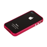 Бампер пластиковый SGP для iPhone 4s/4 темно-розовый/темно-розовый