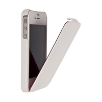 Чехол Fashion для iPhone 4s/4 с откидным верхом белый
