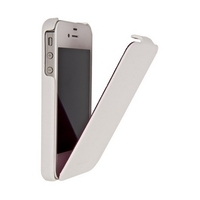 Чехол Faishion для iPhone 4s 4 с откидным верхом белый