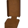 Чехол Fashion для iPhone 4s/4 с откидным верхом коричневый