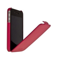 Чехол Fashion для iPhone 4s/4 с откидным верхом розовый