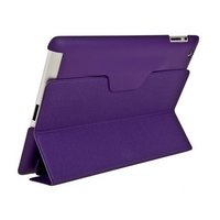 Чехол для iPad 4 3 2 с пластиковой задней частью фиолетовый