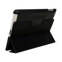 Чехол для iPad 4 3 2 с пластиковой задней частью черный