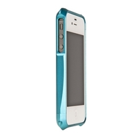 Бампер алюминиевый Deff CLEAVE 2 для iPhone 4s/4 бирюзовый